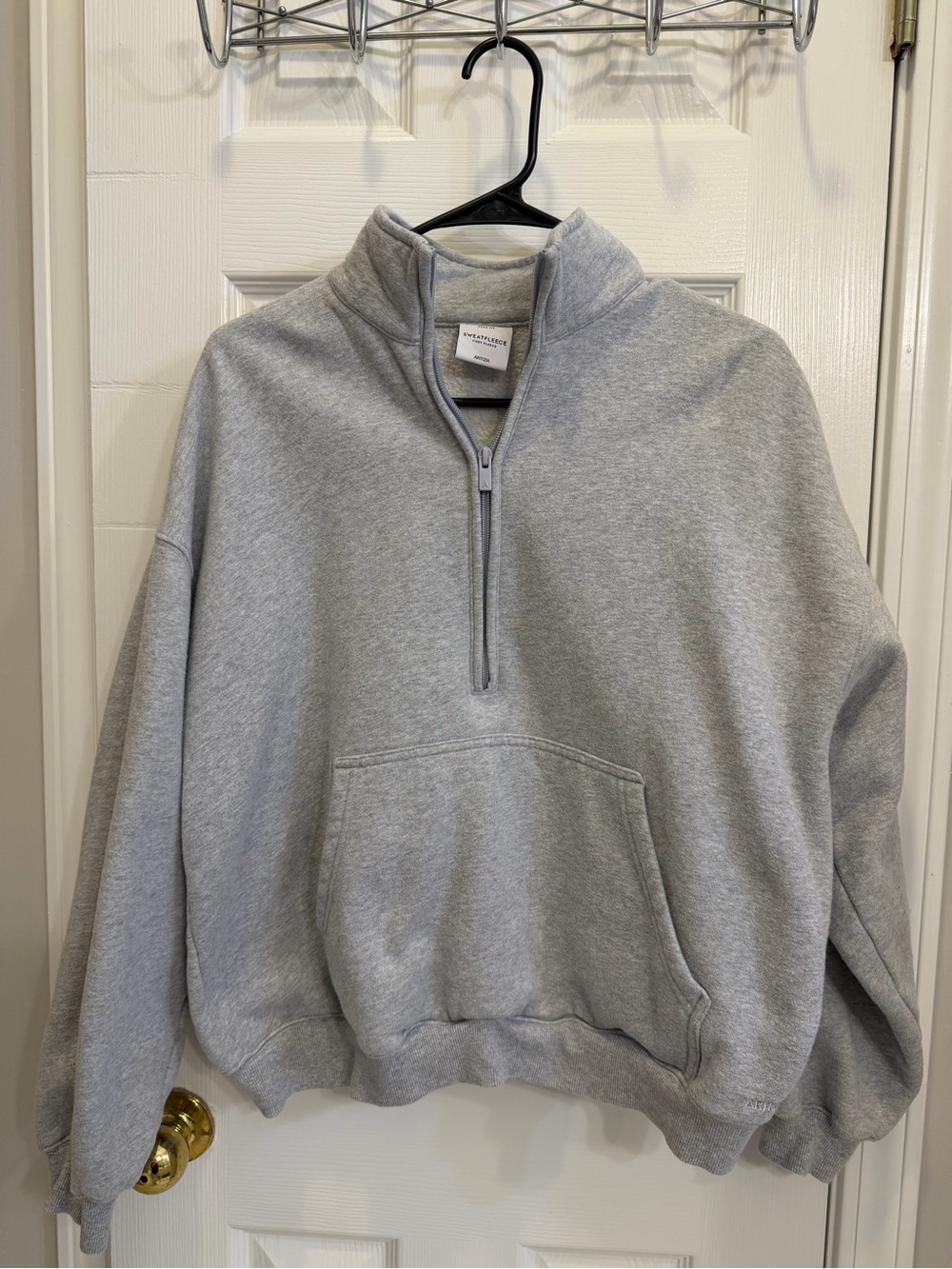 aritzia quarter zip sweatshirt